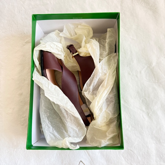 New! J.Crew Dylan Crisscross Block-Heel Sandals, Color: Ganache Sz: 6.5 - Picture 9 of 11